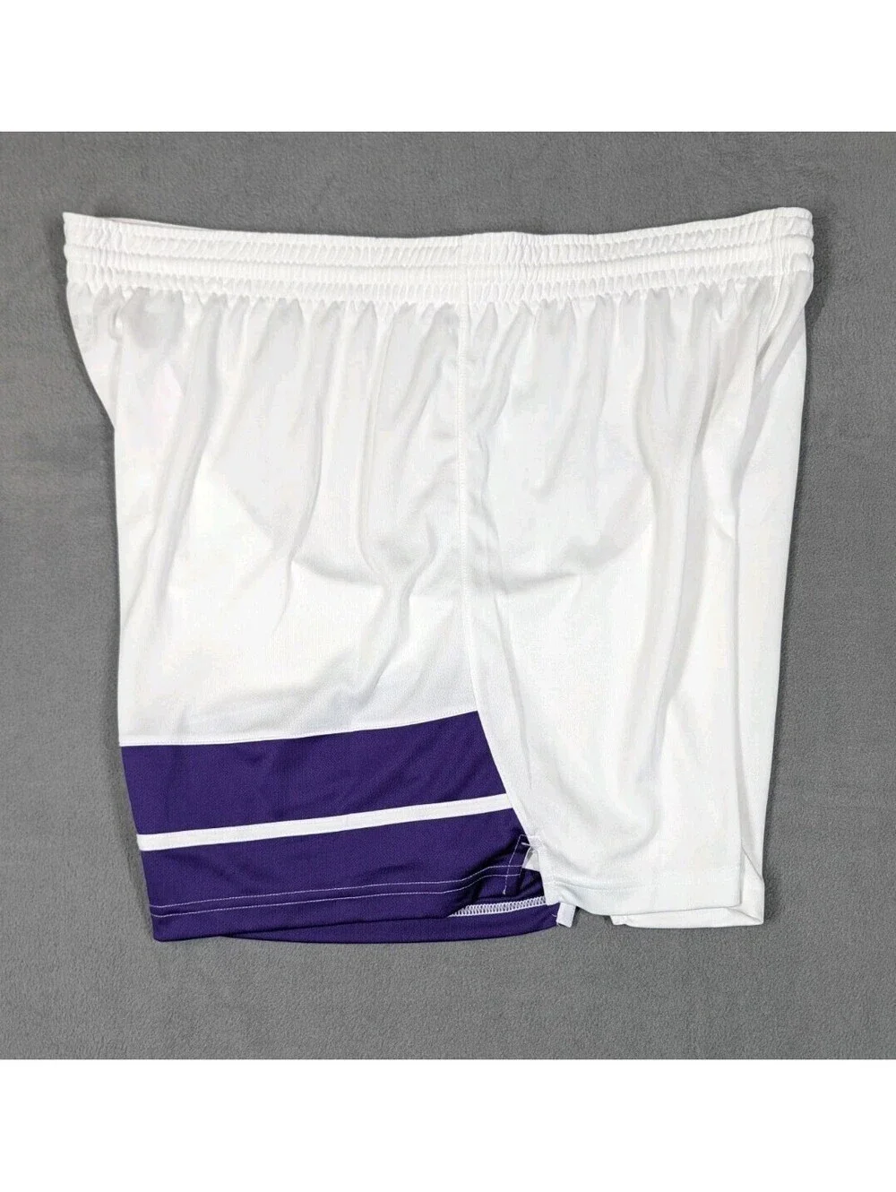 Jordan Mens 4XL White Purple Dri Fit Overtime Basketball Athletic Shorts NWT New